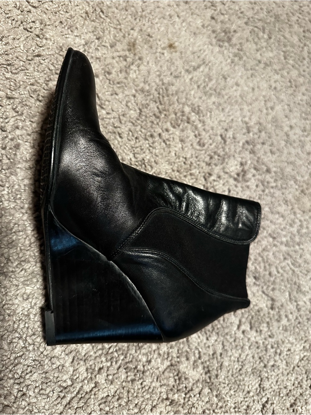 Stuart Weitzman Pointy Wedge Chelsea Bootie